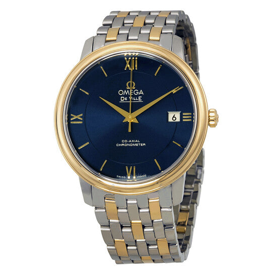 Omega, De Ville Prestige Co-Axial Blue Dial Men's Watch