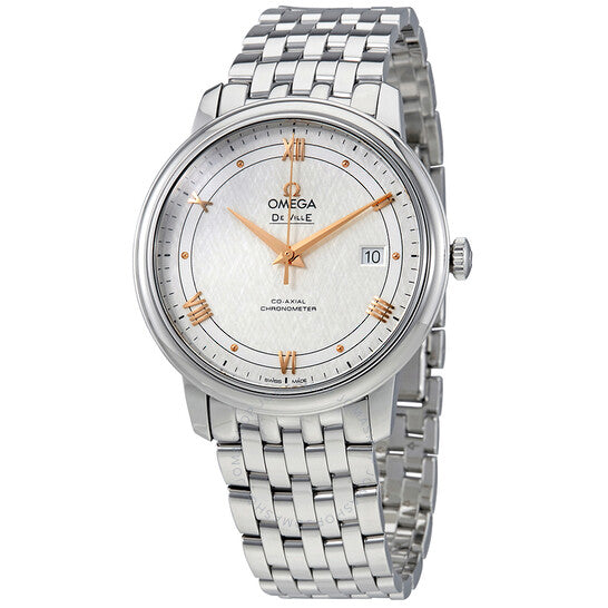 Omega, De Ville Prestige Co-Axial Silver Dial Men's Watch