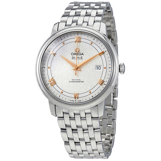 Omega, De Ville Prestige Co-Axial Silver Dial Men's Watch