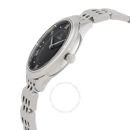 ساعة أوميغا دي فيل كوارتز نسائية بمينا سوداء