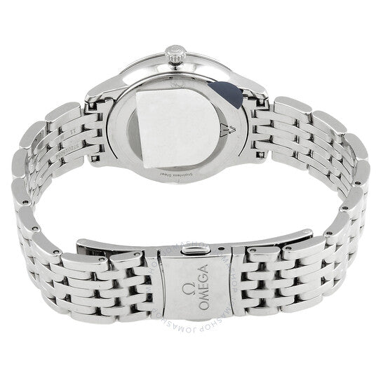 ساعة أوميغا دي فيل كوارتز نسائية بمينا بورجوندي