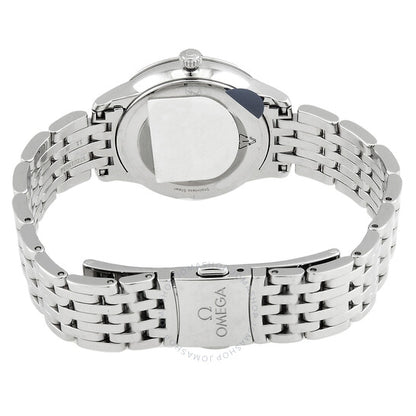 ساعة أوميغا دي فيل كوارتز نسائية بمينا بورجوندي