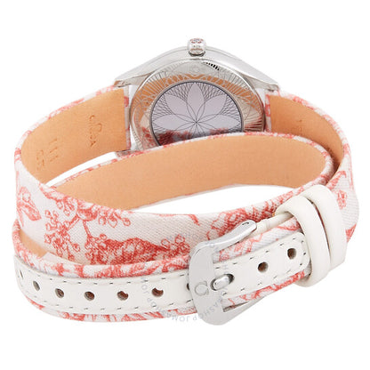 Omega, De Ville Quartz Diamond White Dial Ladies Watch