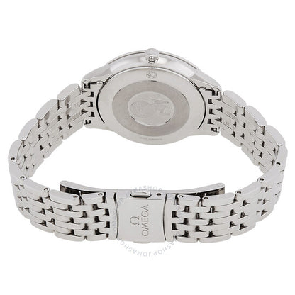 ساعة أوميغا دي فيل كوارتز نسائية بمينا خضراء