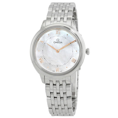 Omega, De Ville Quartz White Dial Ladies Watch