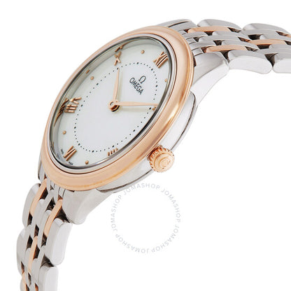 Omega, De Ville Quartz White Dial Ladies Watch