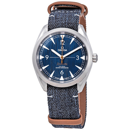 Omega, Railmaster Automatic Blue Jeans Dial Men's Watch