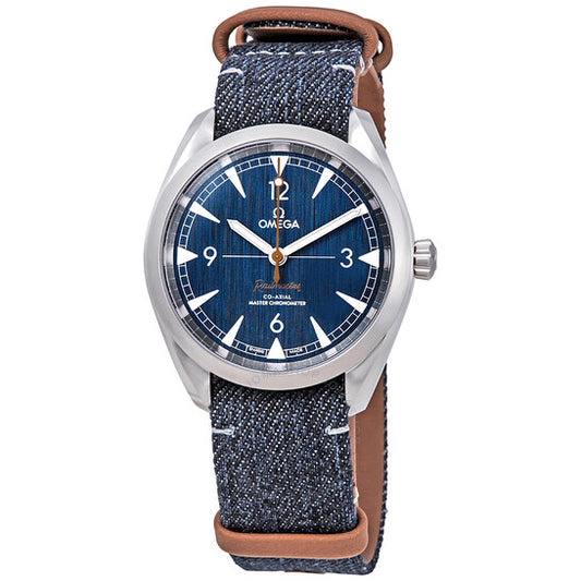 Omega, Railmaster Automatic Blue Jeans Dial Men's Watch