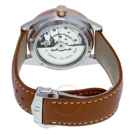 Omega, Seamaster 300 Black Dial Brown Leather Men's Watch