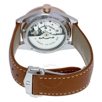 Omega, Seamaster 300 Black Dial Brown Leather Men's Watch