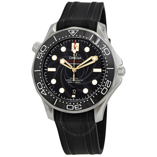 Omega, Seamaster "James Bond" Automatic Black Dial Men's Watch