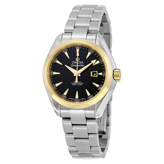 Omega, Seamaster Aqua Terra Automatic Black Dial Stainless Steel Ladies Watch