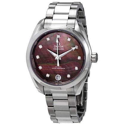 Omega, Seamaster Aqua Terra Automatic Chronometer Diamond Ladies Watch