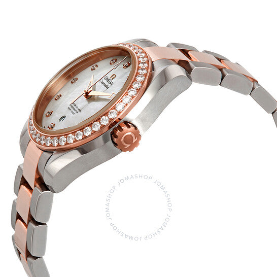 Omega, Seamaster Aqua Terra Automatic Chronometer Diamond Ladies Watch