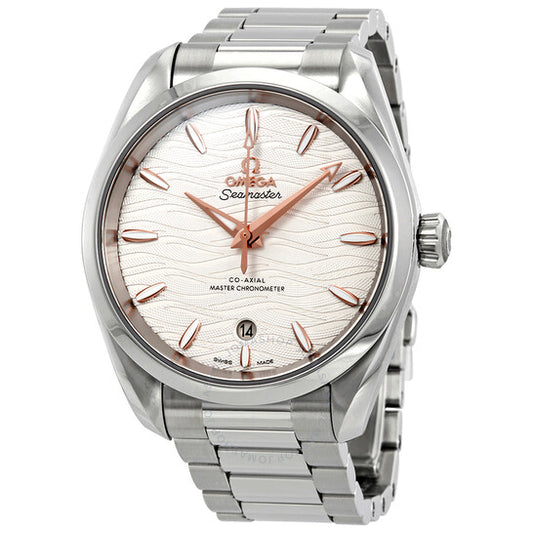 Omega, Seamaster Aqua Terra Automatic Opaline Silvery Dial Men's Watch
