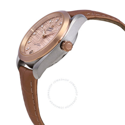 Omega, Seamaster Automatic Chronometer Diamond Grey Dial Ladies Watch