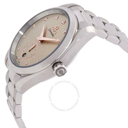 ساعة أوميغا سيماستر أوتوماتيكية كرونومتر مرصعة بالألماس للسيدات