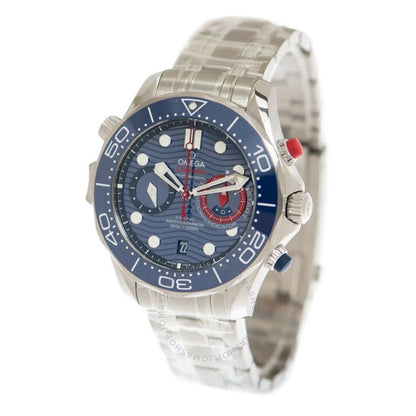 Omega, Seamaster Chronograph Automatic Chronometer Blue Dial Men's Watch