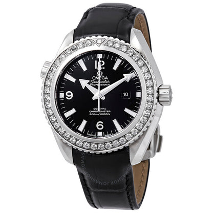 Omega, Seamaster Planet Ocean Automatic Diamond Black Dial Watch
