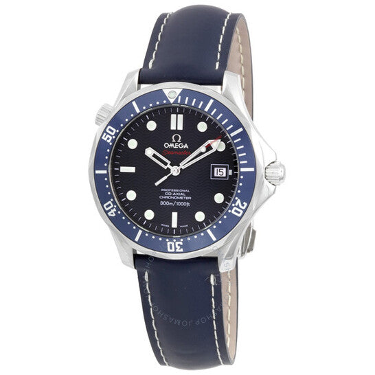 أوميغا، ساعة سيماستر للرجال بسوار من الفولاذ الأزرق