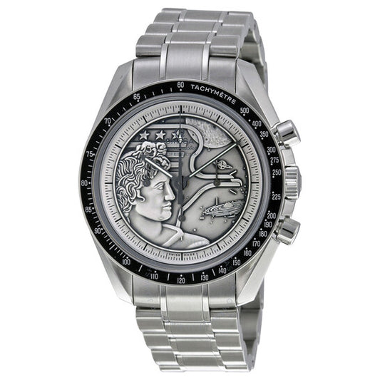 Omega, Speedmaster Apollo XVII Silver Embossed Dial Men's Watch