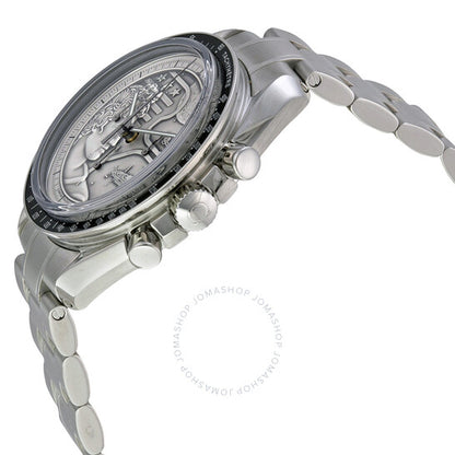 Omega, Speedmaster Apollo XVII Silver Embossed Dial Men's Watch