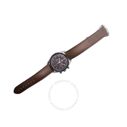 أوميغا، ساعة سبيدماستر كرونوغراف أوتوماتيكية للرجال بمينا بني