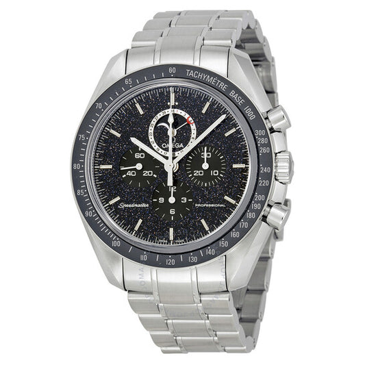 Omega, Speedmaster Moonwatch Chronograph Black Dial Stainless Steel Men's Watch 31130443201001