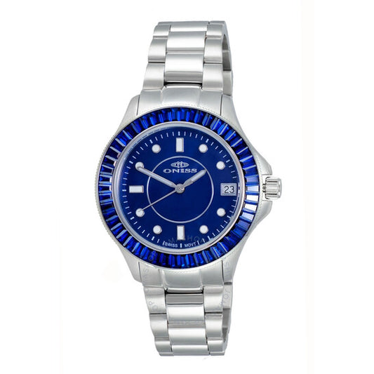 ساعة أونيس ON7323 زرقاء اللون للسيدات