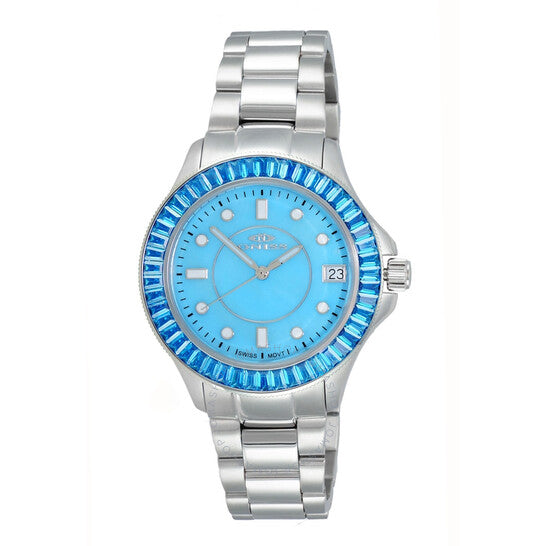 ساعة أونيس ON7323 زرقاء اللون للسيدات