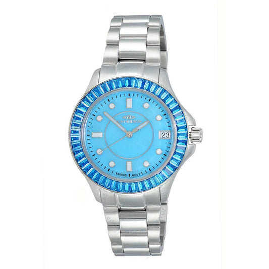 ساعة أونيس ON7323 زرقاء اللون للسيدات