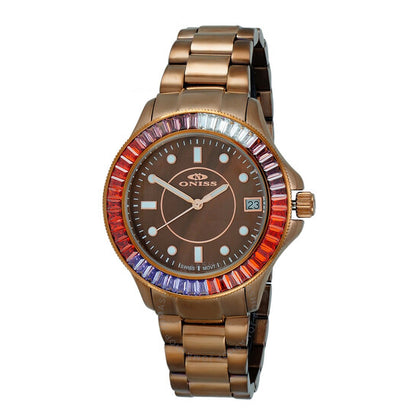 ساعة أونيس ON7324 نسائية بمينا بني