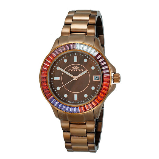 ساعة أونيس ON7324 نسائية بمينا بني