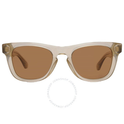 نظارات شمسية رجالية مربعة برونزية من بربري، علبة مفتوحة