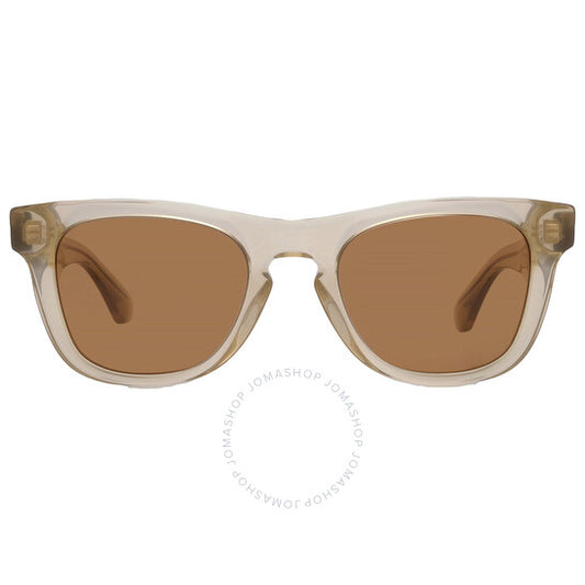 نظارات شمسية رجالية مربعة برونزية من بربري، علبة مفتوحة