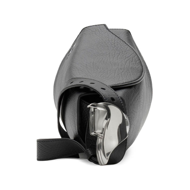 Open Box - Small Horn Leather Shoulder Bag