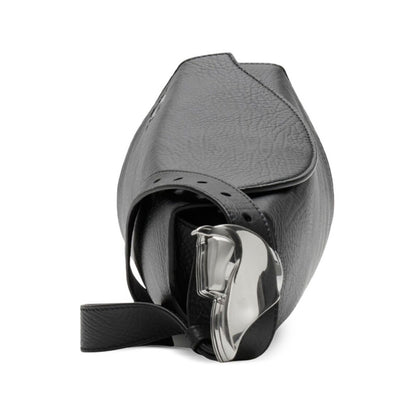 Open Box - Small Horn Leather Shoulder Bag