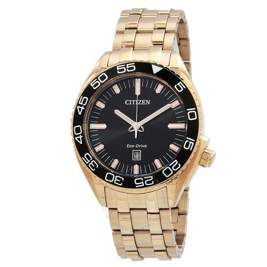 Citizen, Open Box - Carson Eco-Drive Black Dial Men's Watch