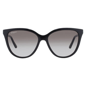 Open Box - Grey Gradient Cat Eye Ladies Sunglasses