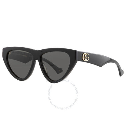 Gucci, Open Box - Grey Cat Eye Ladies Sunglasses