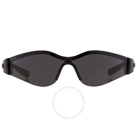 نظارات شمسية نسائية من غوتشي، علبة مفتوحة - درع رمادي