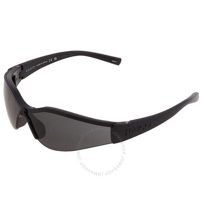 نظارات شمسية نسائية من غوتشي، علبة مفتوحة - درع رمادي