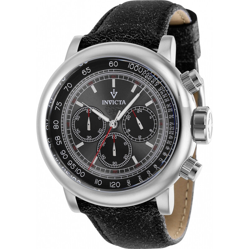 Open Box - Vintage GMT Chronograph Black Dial Men's Watch