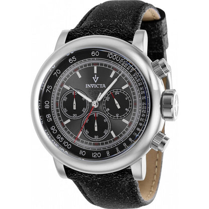 Open Box - Vintage GMT Chronograph Black Dial Men's Watch