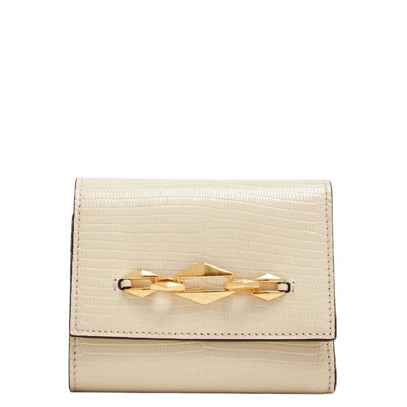 Open Box - Marinda Diamond-Chain Leather Wallet