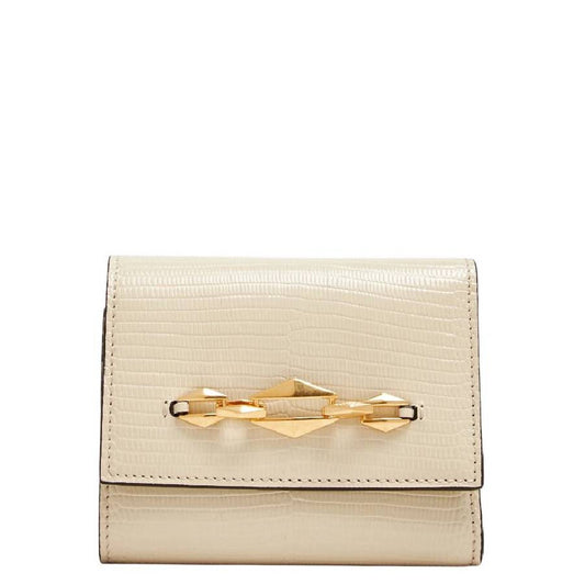 Open Box - Marinda Diamond-Chain Leather Wallet