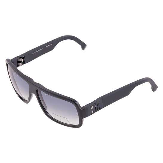 Open Box - No2 Sun-Marc Blue Gradient Navigator Sunglasses No2 Sun-Marc
