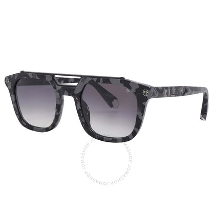 نظارة شمسية رجالية مربعة رمادية من فيليب بلين، علبة مفتوحة