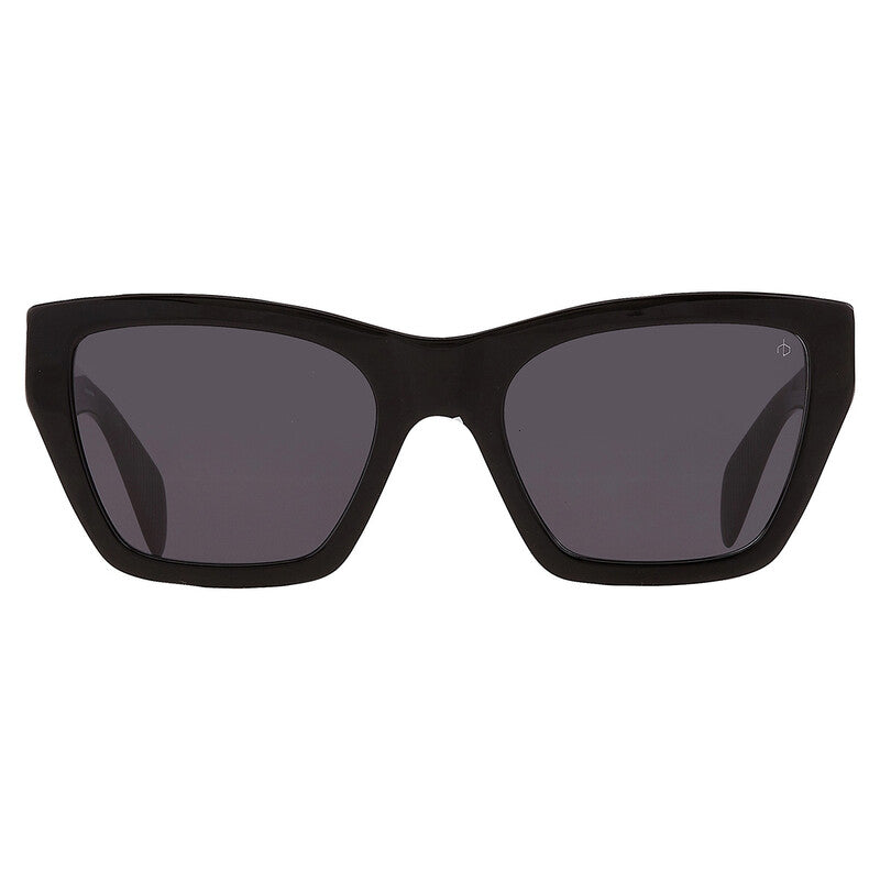 Open Box - Rag and Bone Grey Rectangular Ladies Sunglasses