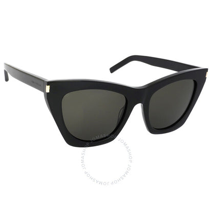 Saint Laurent, Open Box - Grey Cat Eye Ladies Sunglasses